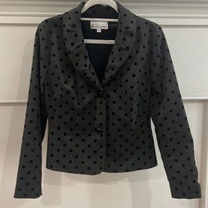 ELLIOT LAUREN Gray and Black Blazer.  Size 4
